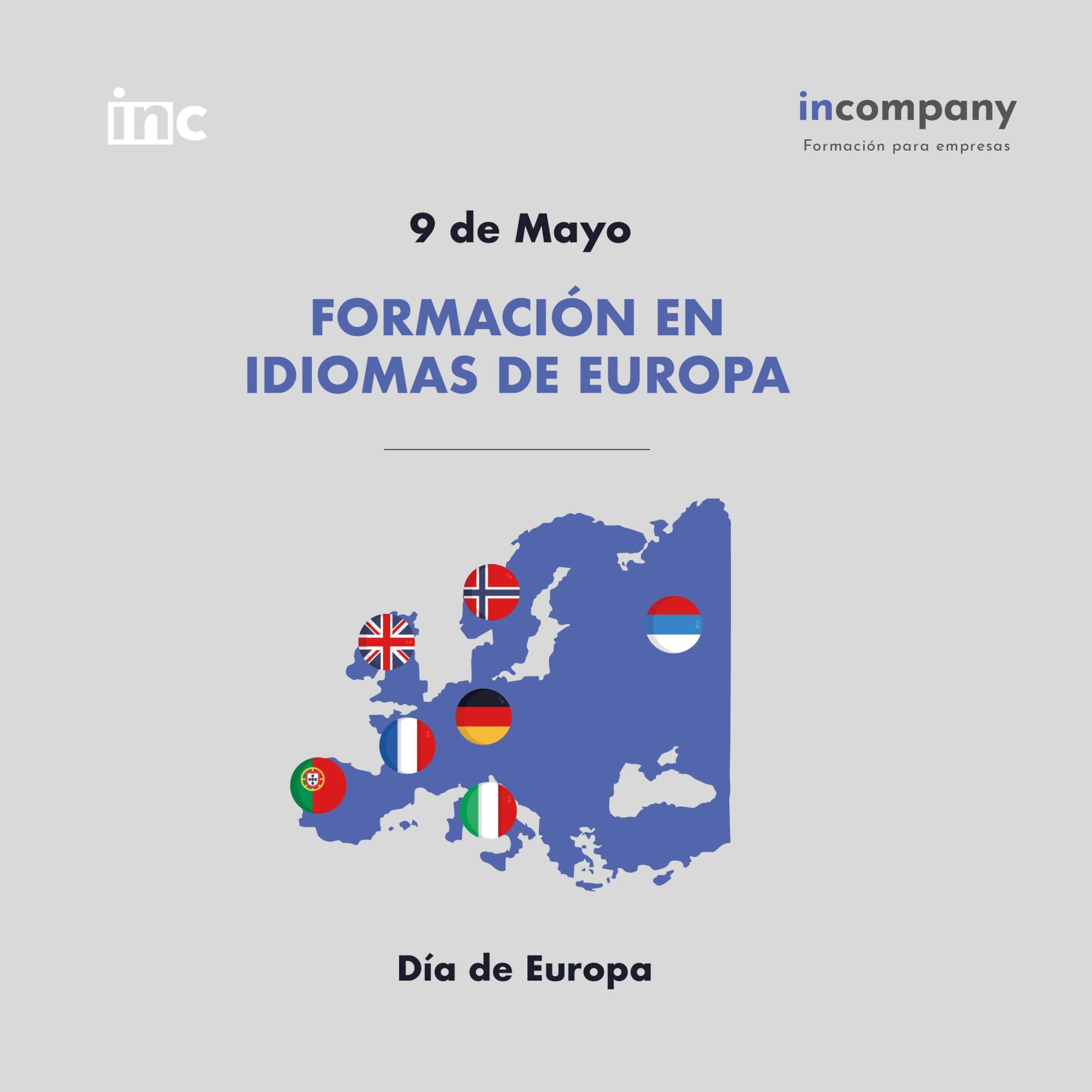 Día de Europa cursos de idiomas de europa para empresas en valencia